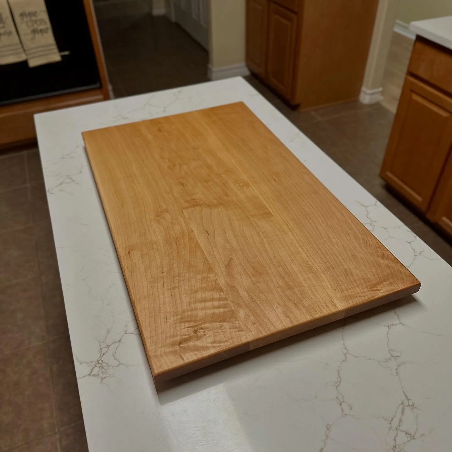 A massive 18x30 inch long grain hard maple cutting board. This is the dream for any BBQ lover! Let me know if you want one&hellip; it doesn&rsquo;t have to be quite that massive!