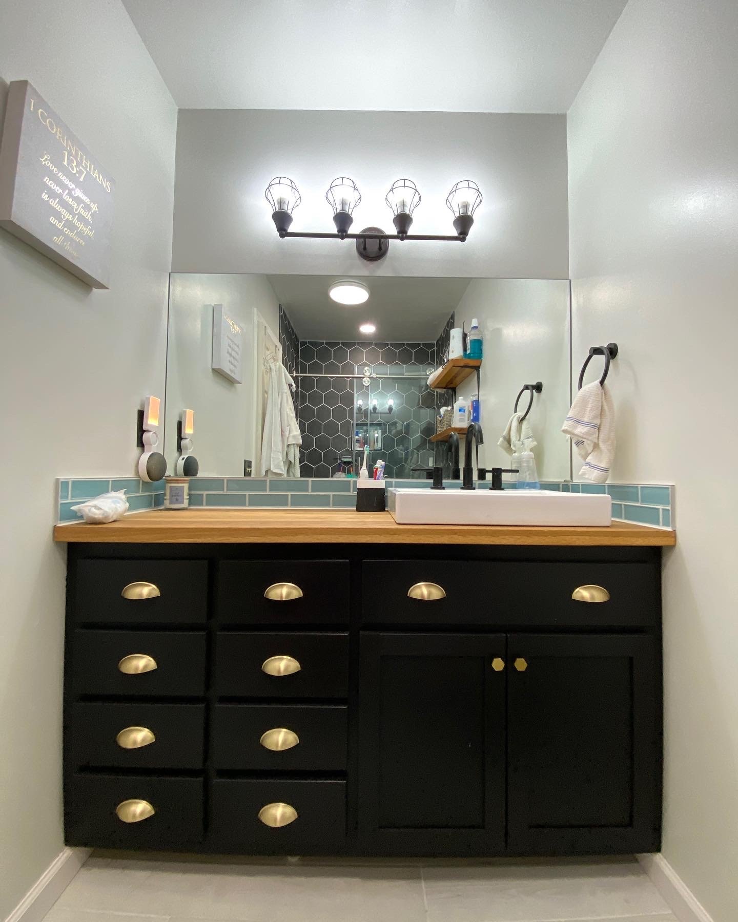 Bathroom Vanity. Throwback!