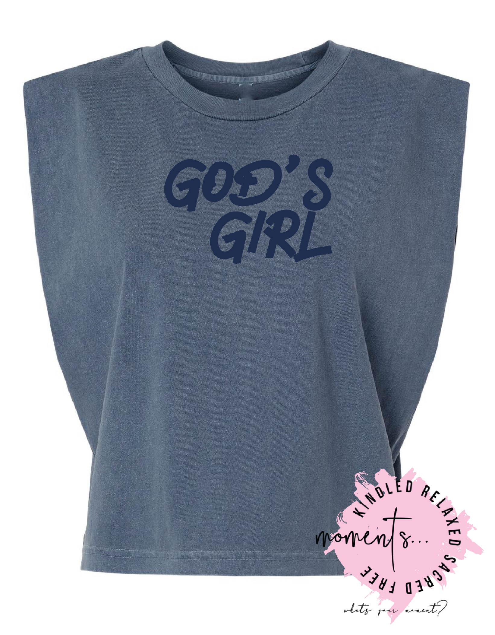 gods girl tank - blue w navy.png