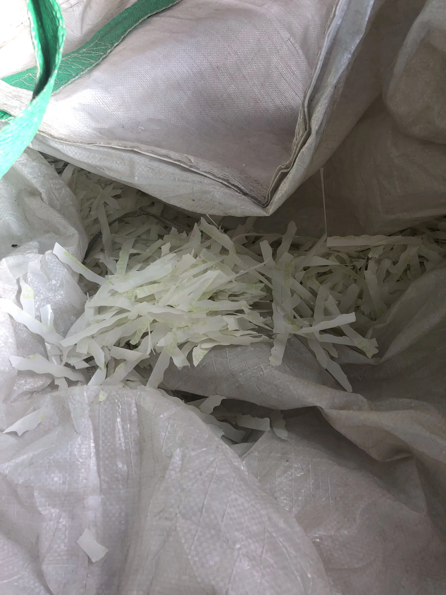 10 tonnes per annum of compostable label backing is repurposed as pig and bobby calve bedding before being composted. 