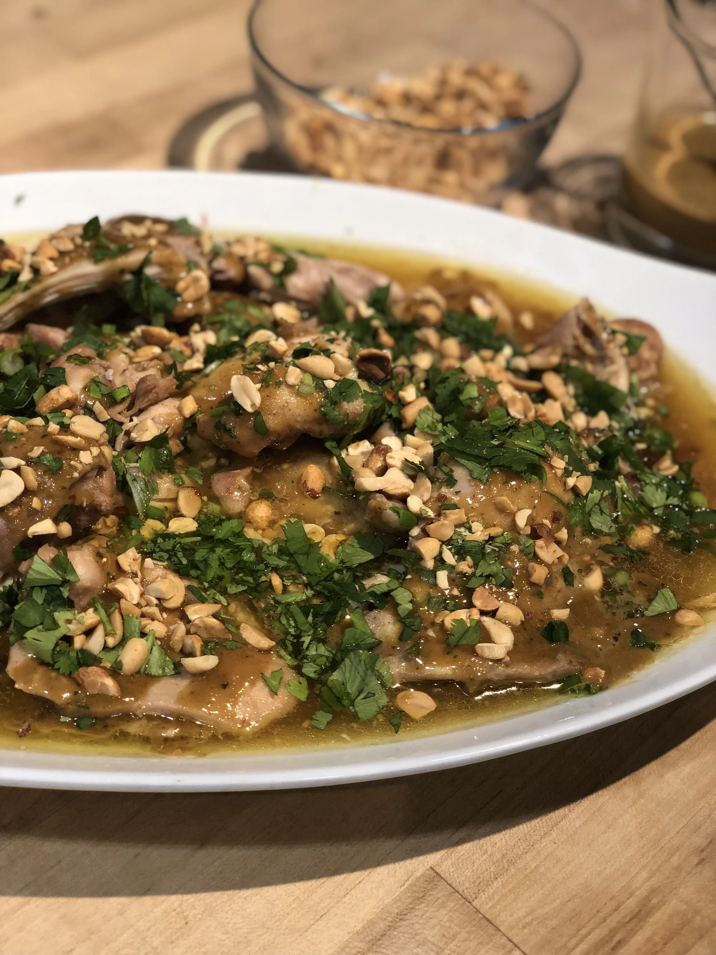 Instant Pot Chicken with Peanut Sauce