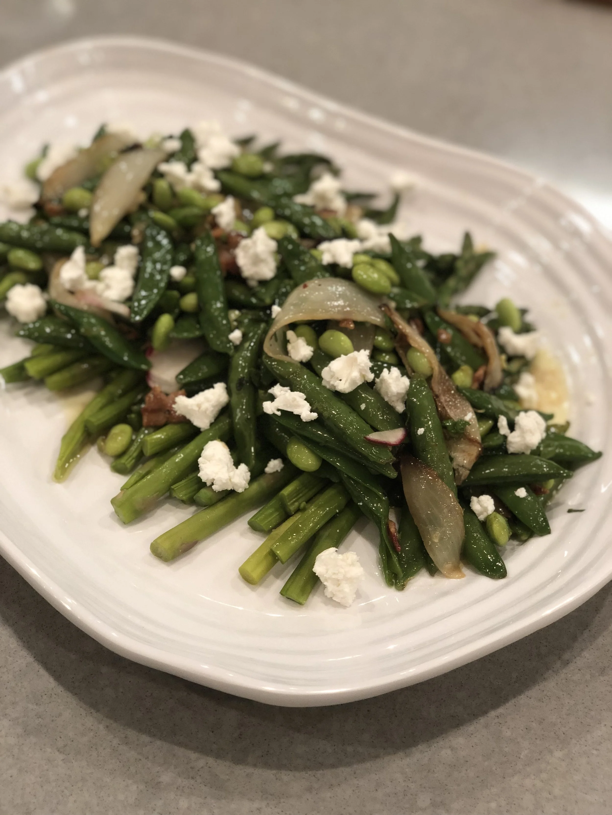 Edamame and Sugar Snap Pea Salad