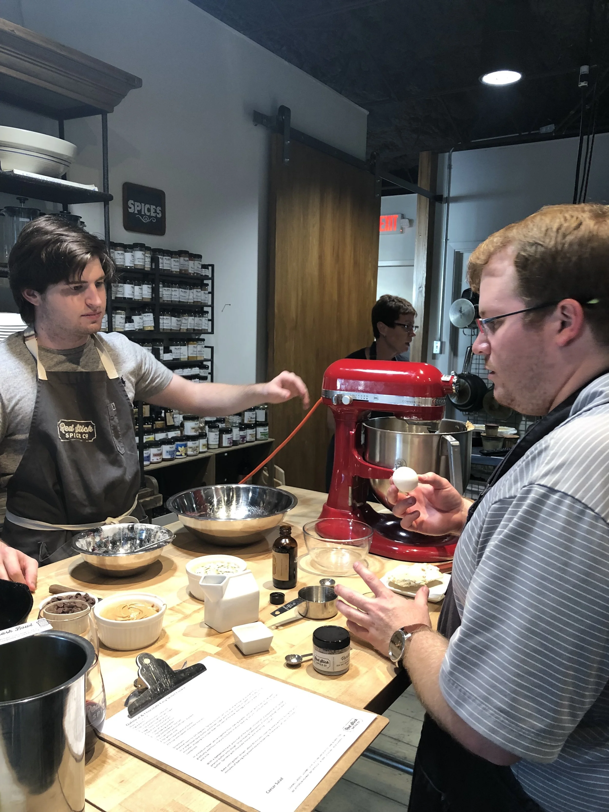 Dessert in the making