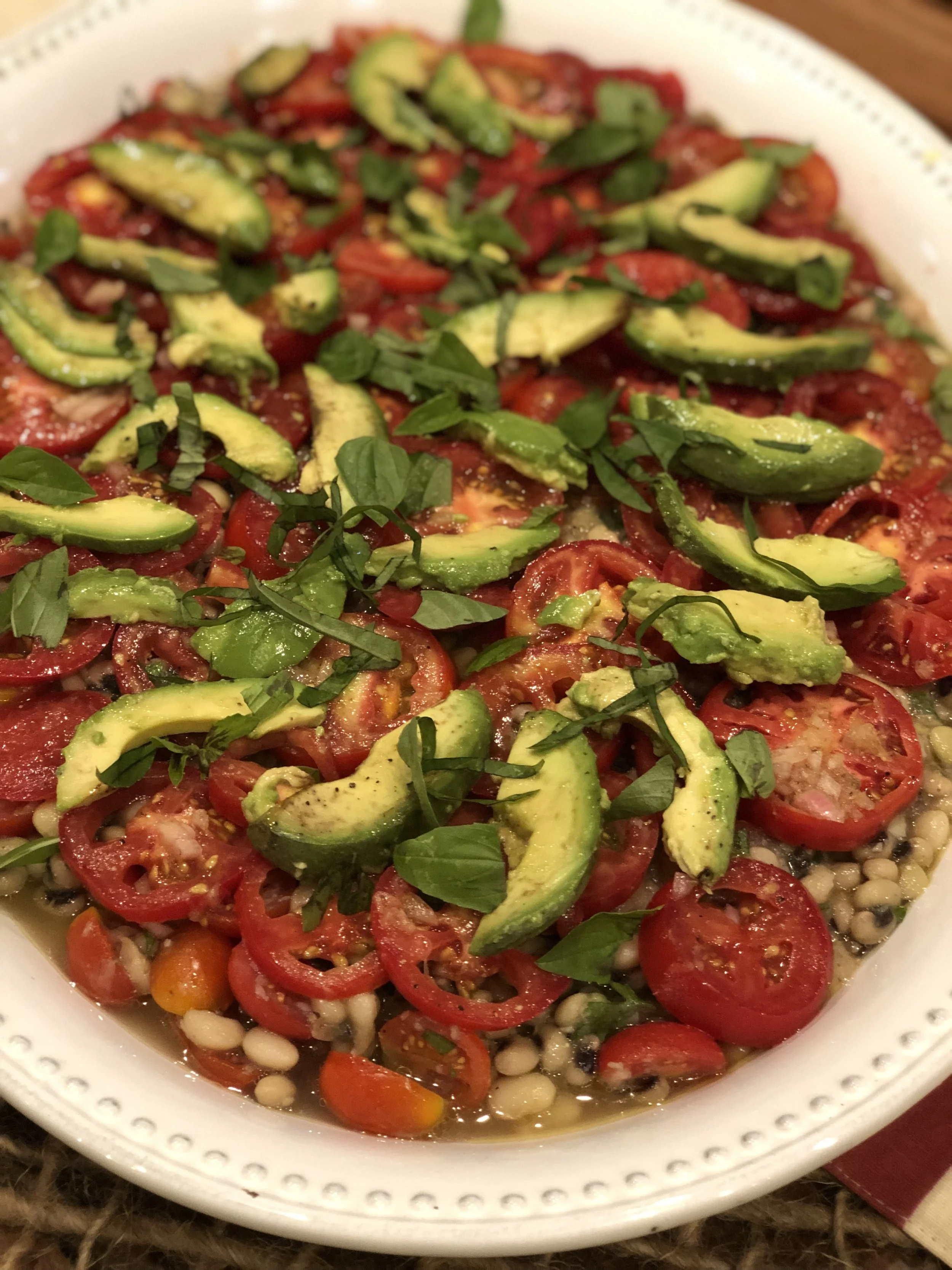 Field Pea and Tomato Salad with Lemon Vinaigrette