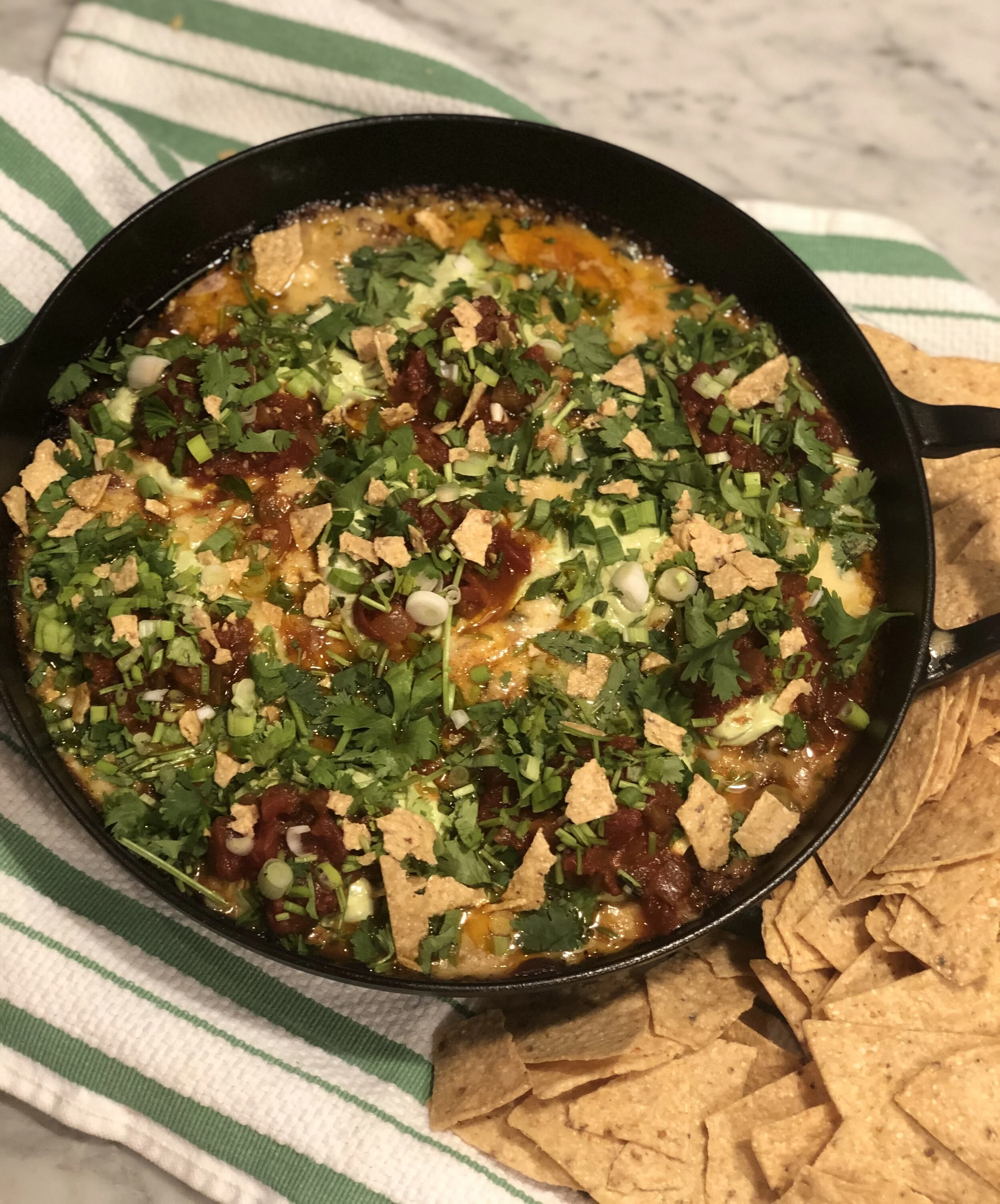 A Scrumptious Spicy Beef And Queso Dip 