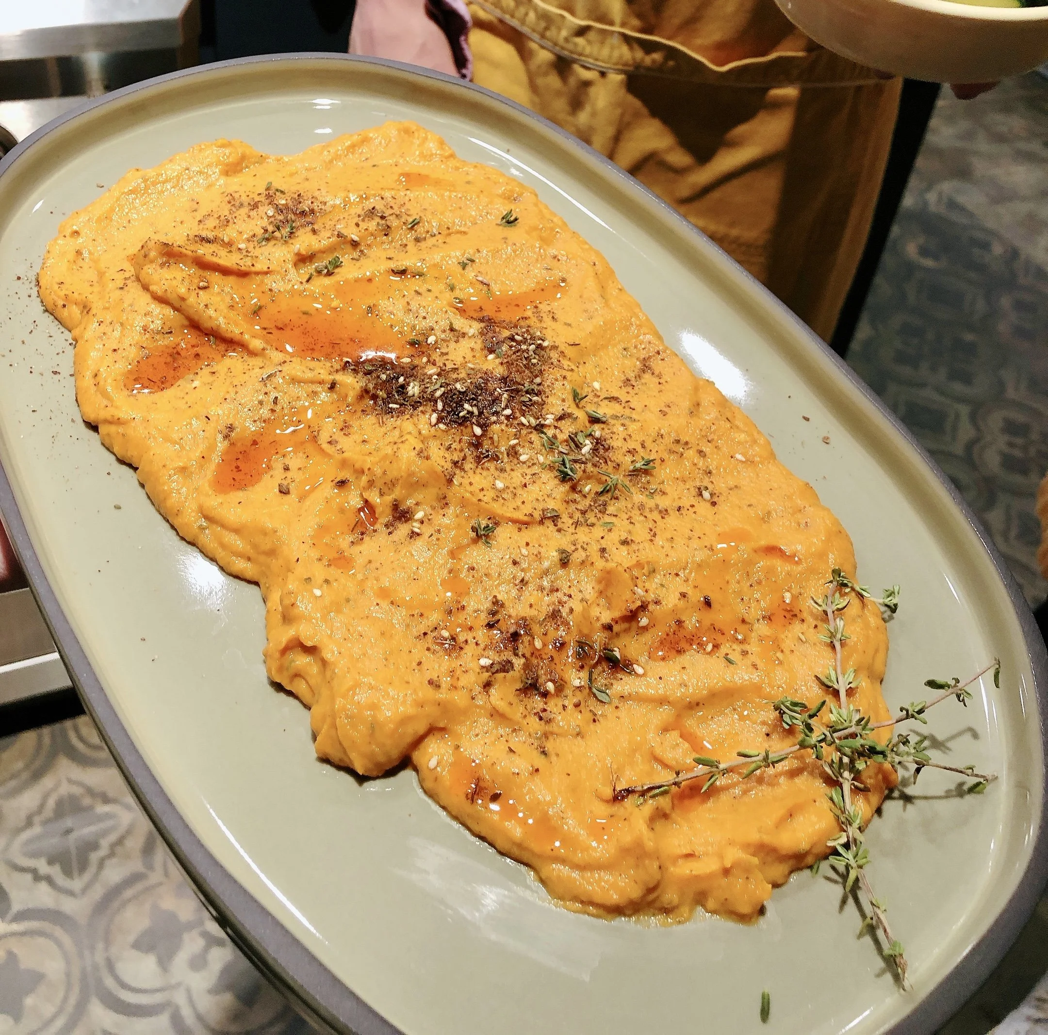 Sweet Potato–Tahini Dip with Za'atar