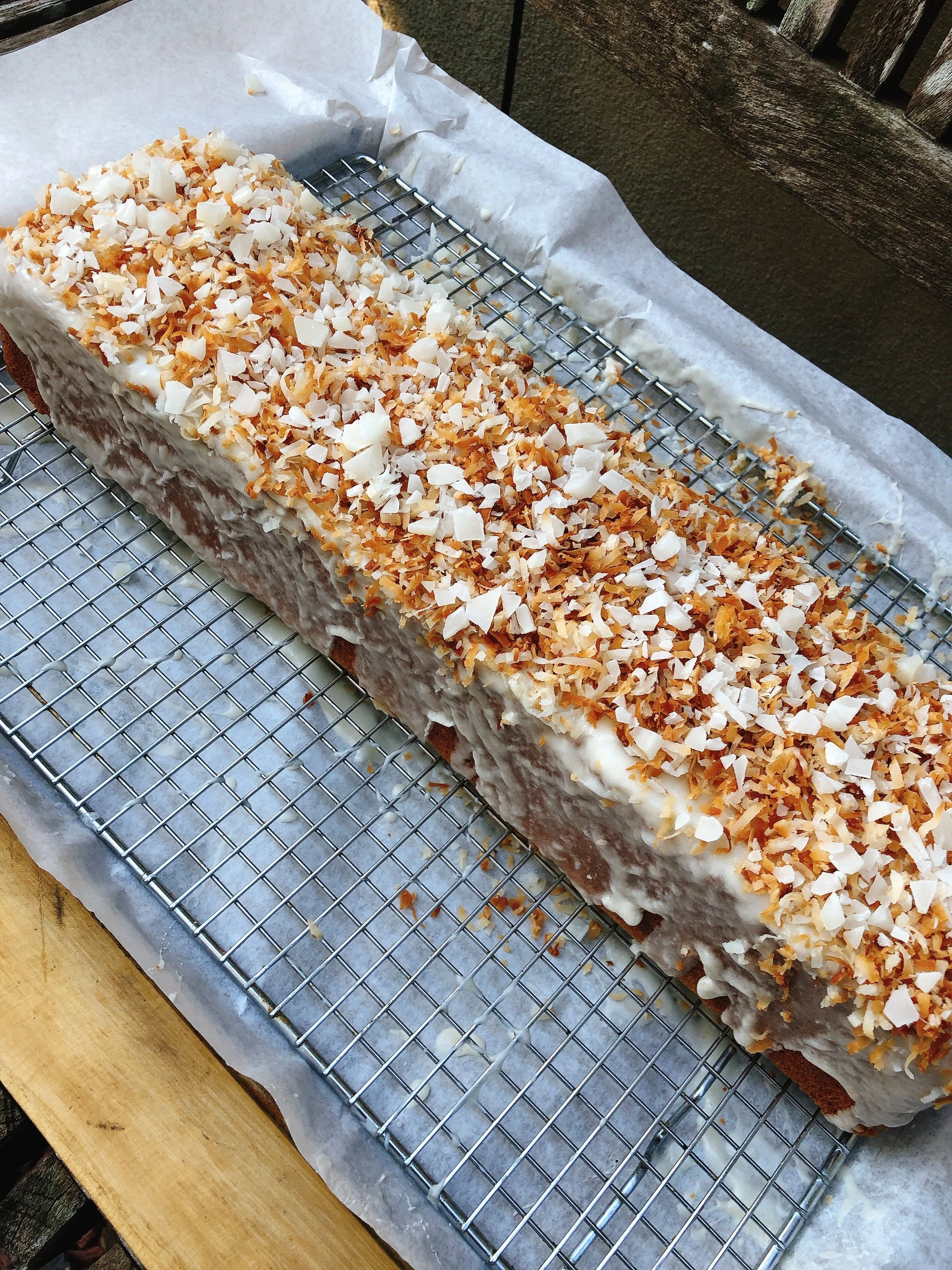 Coconut Buttermilk Pound Cake