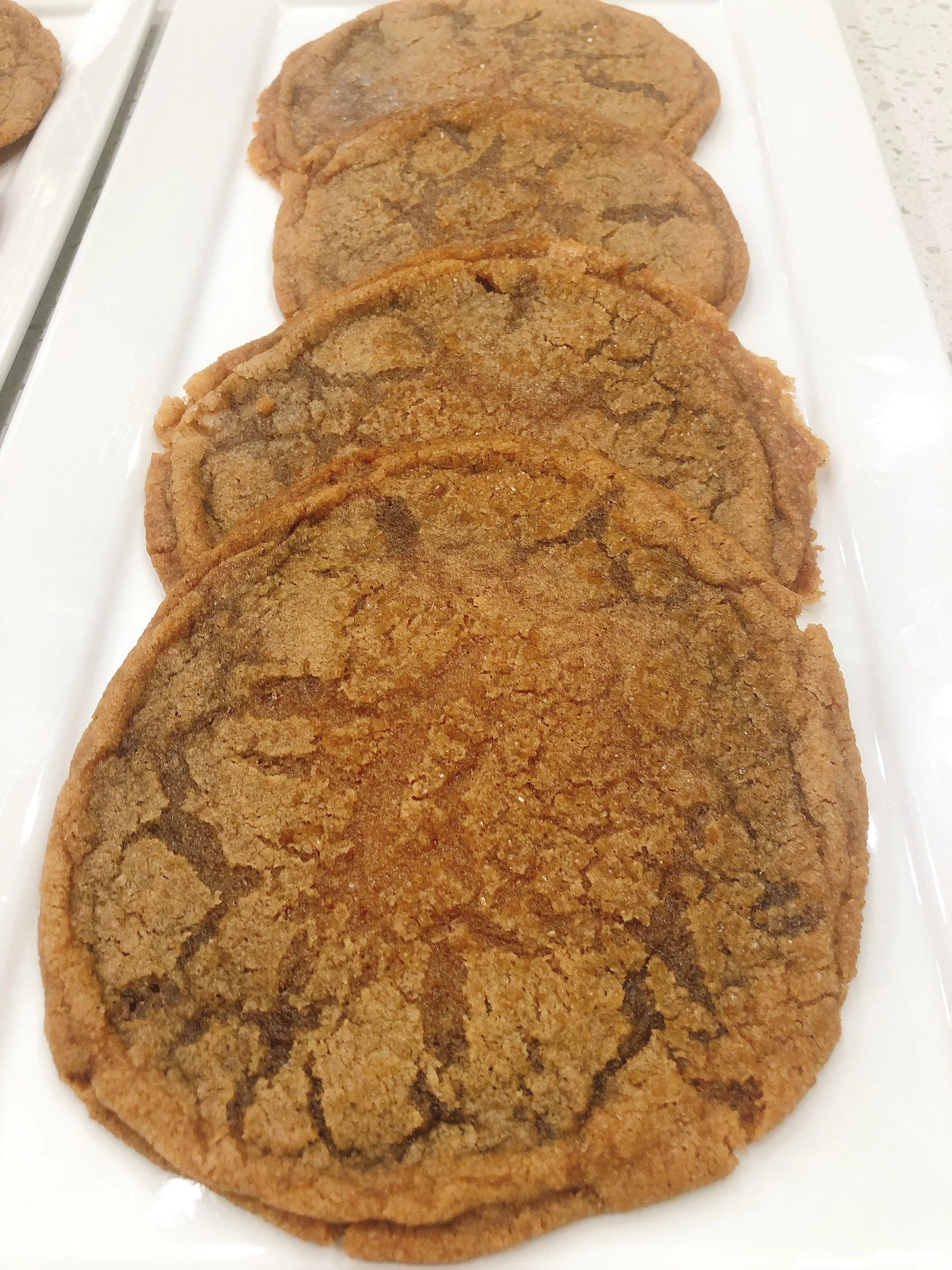 Pan Banging Ginger Molasses Cookies 