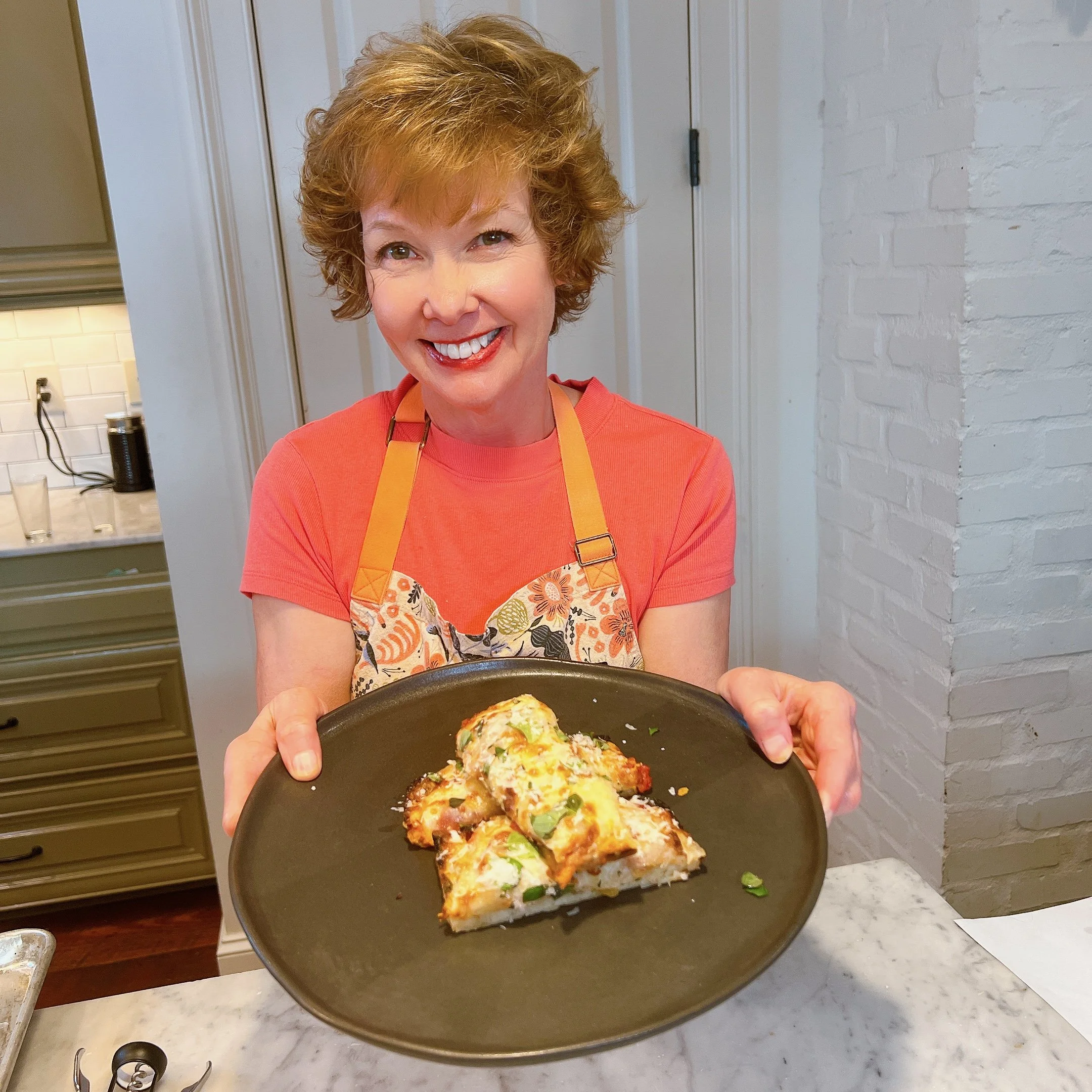 French Bread Pizza with Garlic Butter