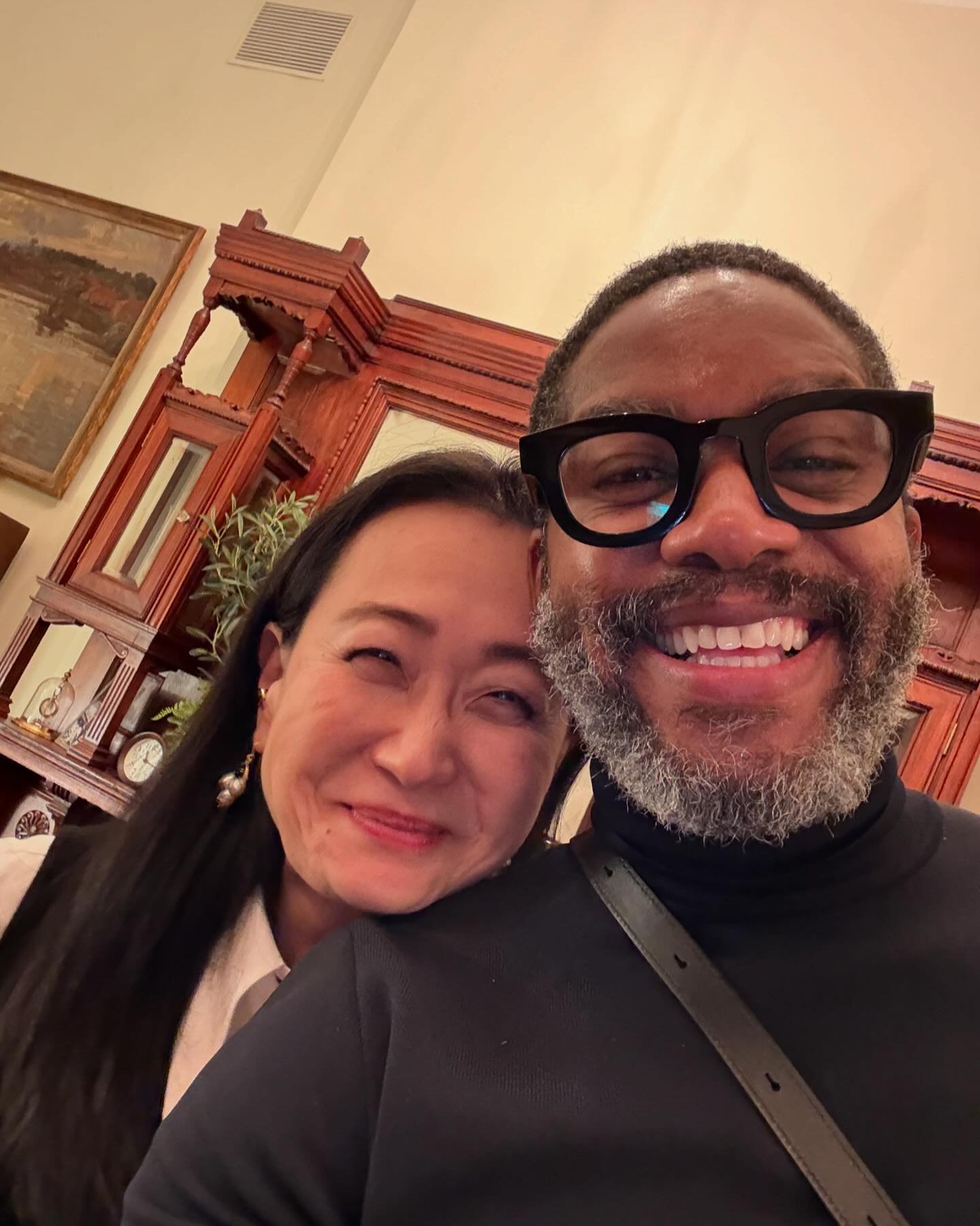 This extraordinary human @lee_minjin and her gracious family hosted a gathering at her home, replete with great company, great food, and a full reading&mdash; @jwijames cast me as Don Pedro&mdash; of &ldquo;Much Ado About Nothing.&rdquo; Check us The