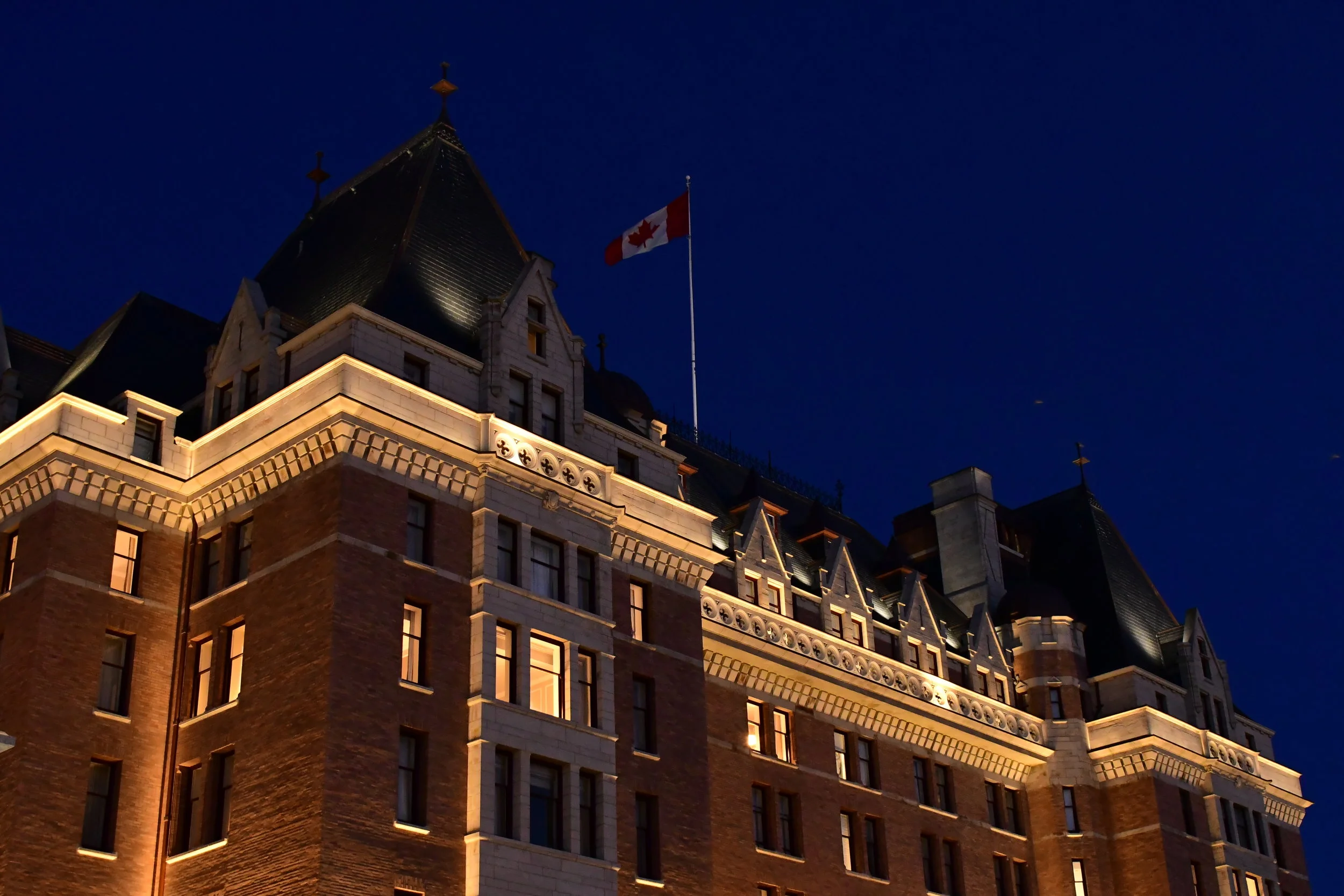 Downtown Victoria at Night