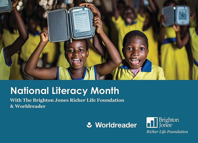 Today is International Literacy Day, and we are so happy to be celebrating with @worldreader on Thursday, September 26 in San Francisco, CA.
Literacy is something we too often take for granted. Were it not for a family or community&rsquo;s support, a
