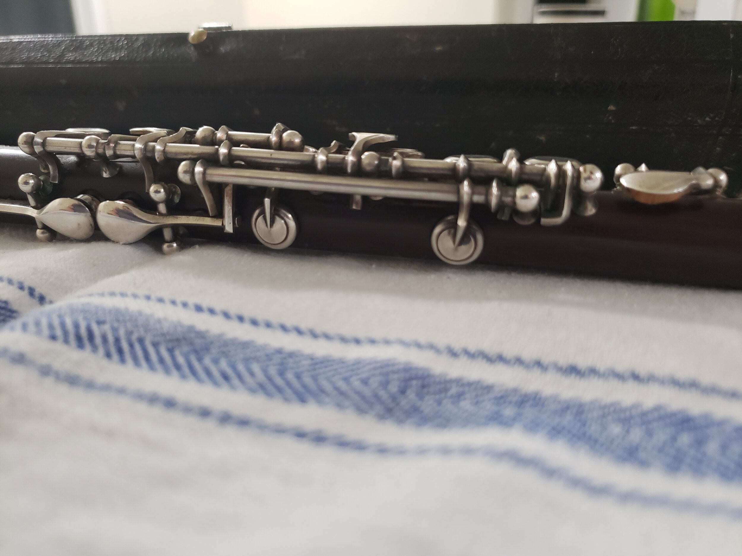  Rudall Carte “Guard’s Model” Piccolo in cocuswood with silver keys. 
