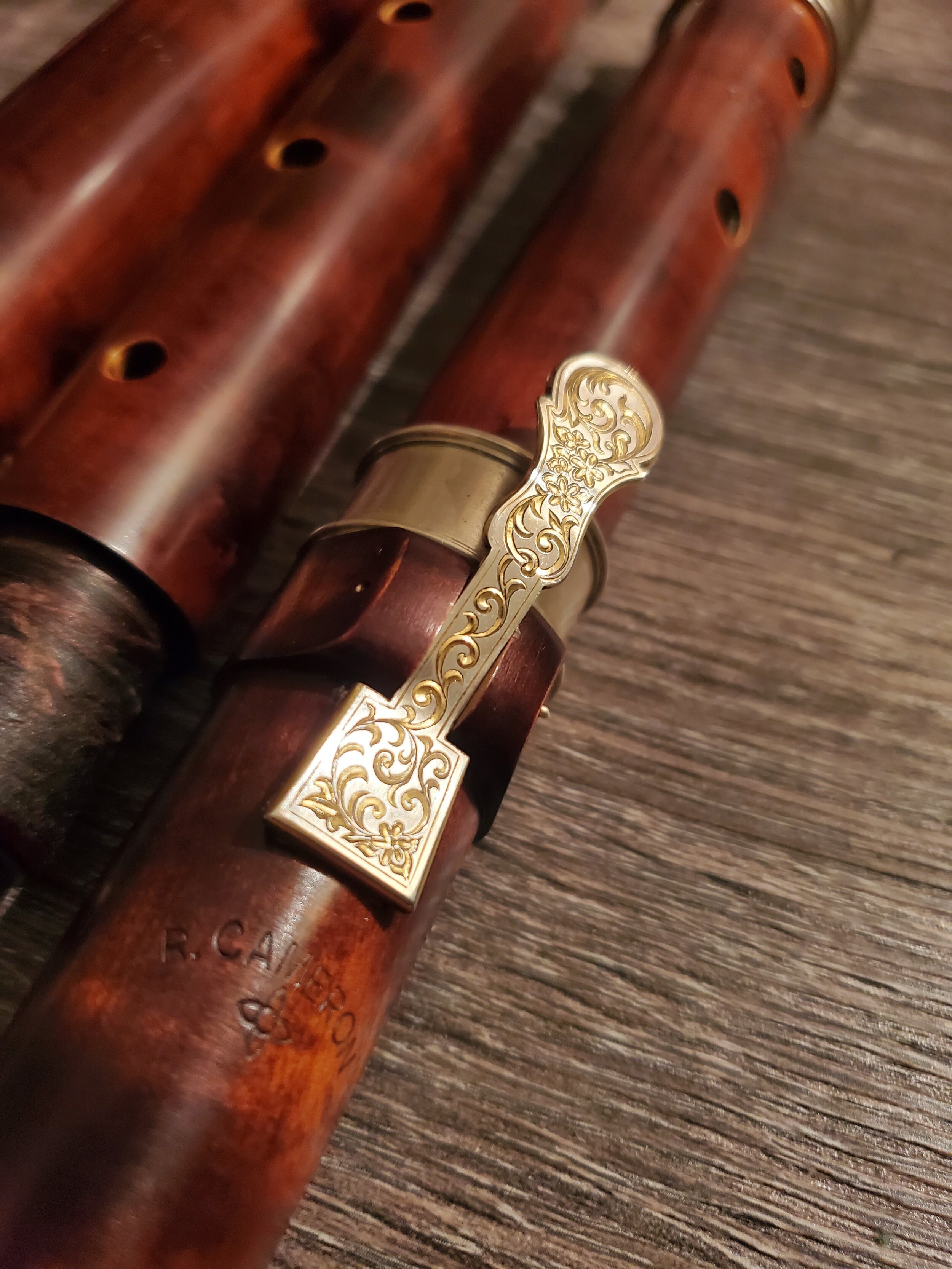  Flute after Bressan by Rod Cameron in Boxwood. A=415 