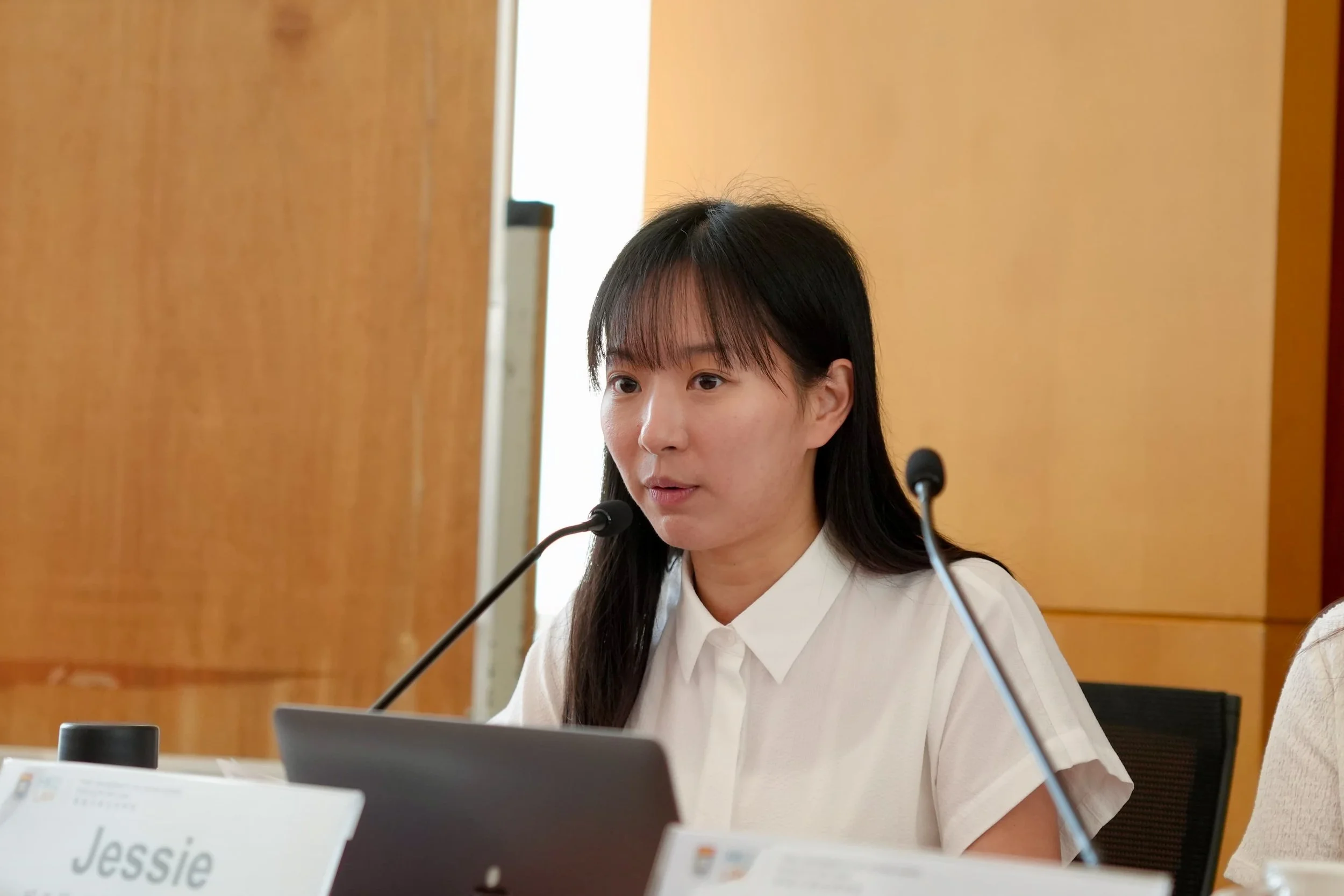 Jessie, representative of the Sexual Violence Survivors Advocacy Group
