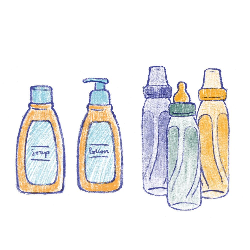 Baby Wash + Moisturizer 3 Bottles
