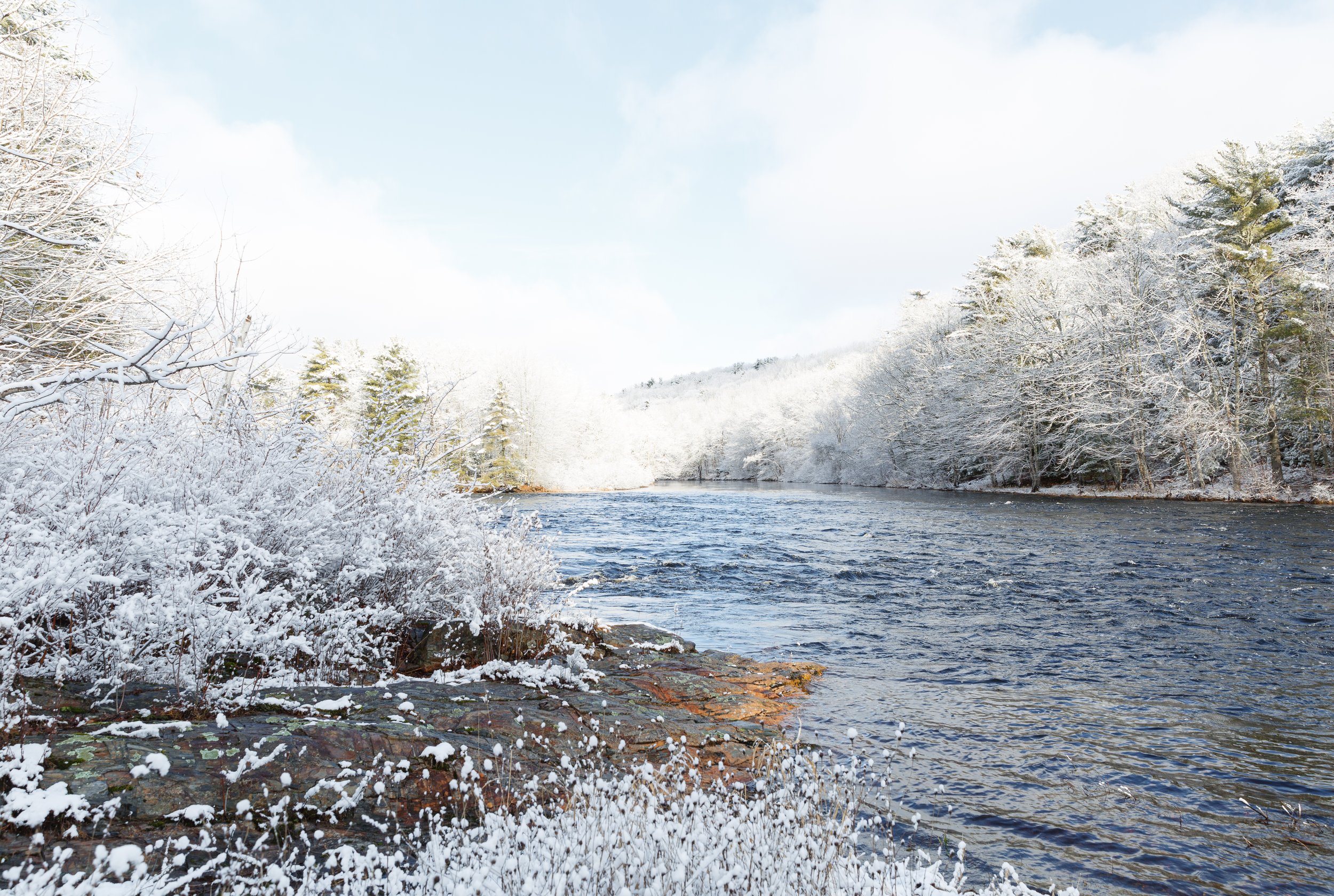 Banks of the LaHave After Storm