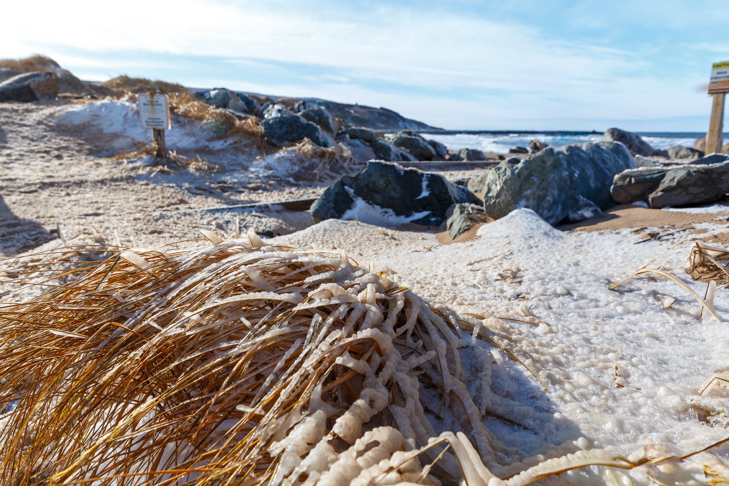Icy Shores of Inverness Beach, CB, NS