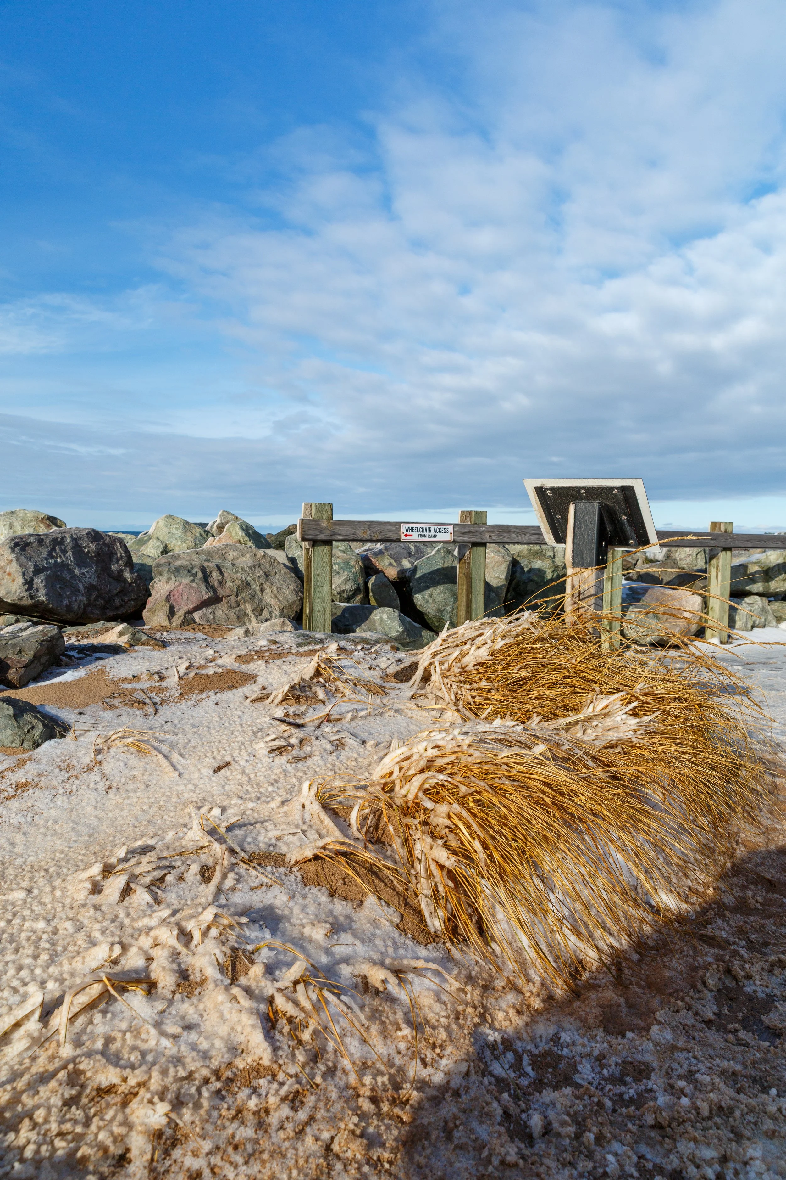 Icy Shores of Inverness Beach, CB, NS