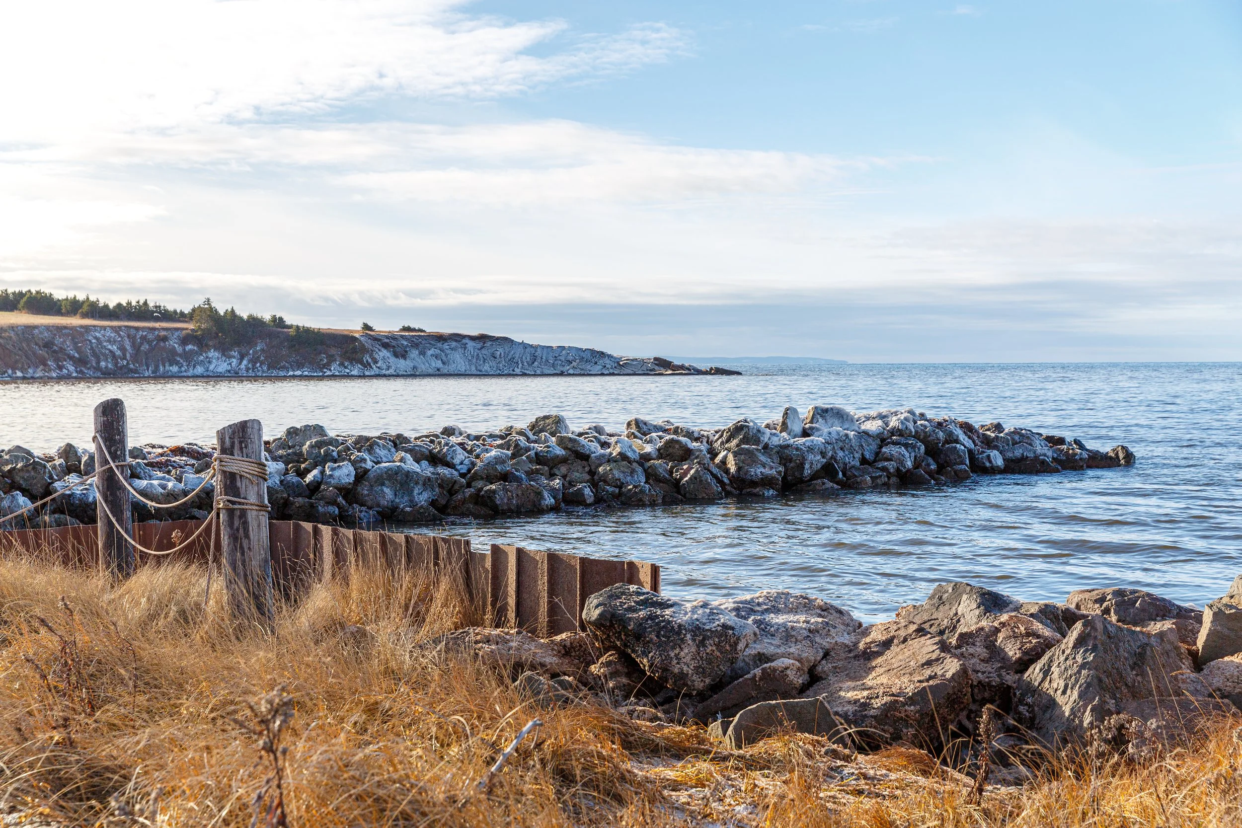 Little Judique Harbour - Icy Rocks