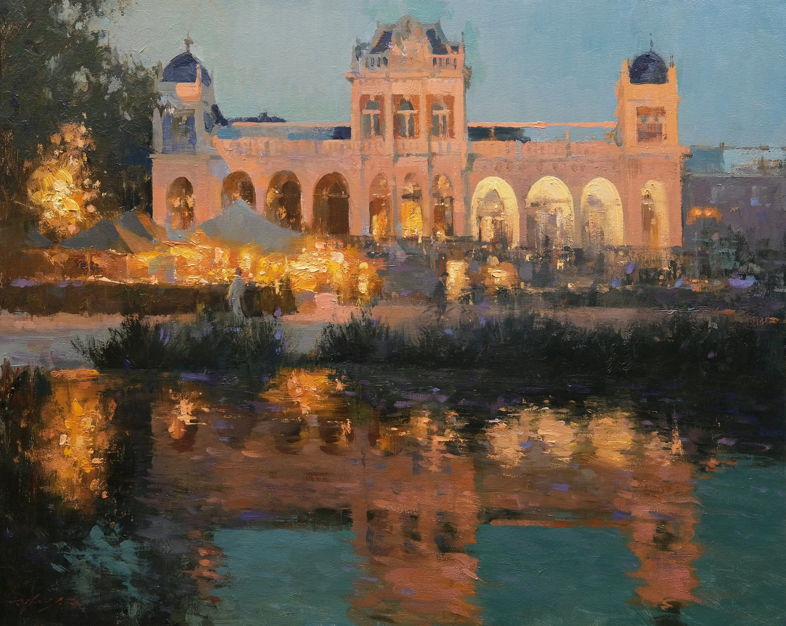 HY TSENG_Turn Left, Turn Right, Vondelpark, Amsterdam_24%22x30%22_Oil on Canvas_2026.jpg