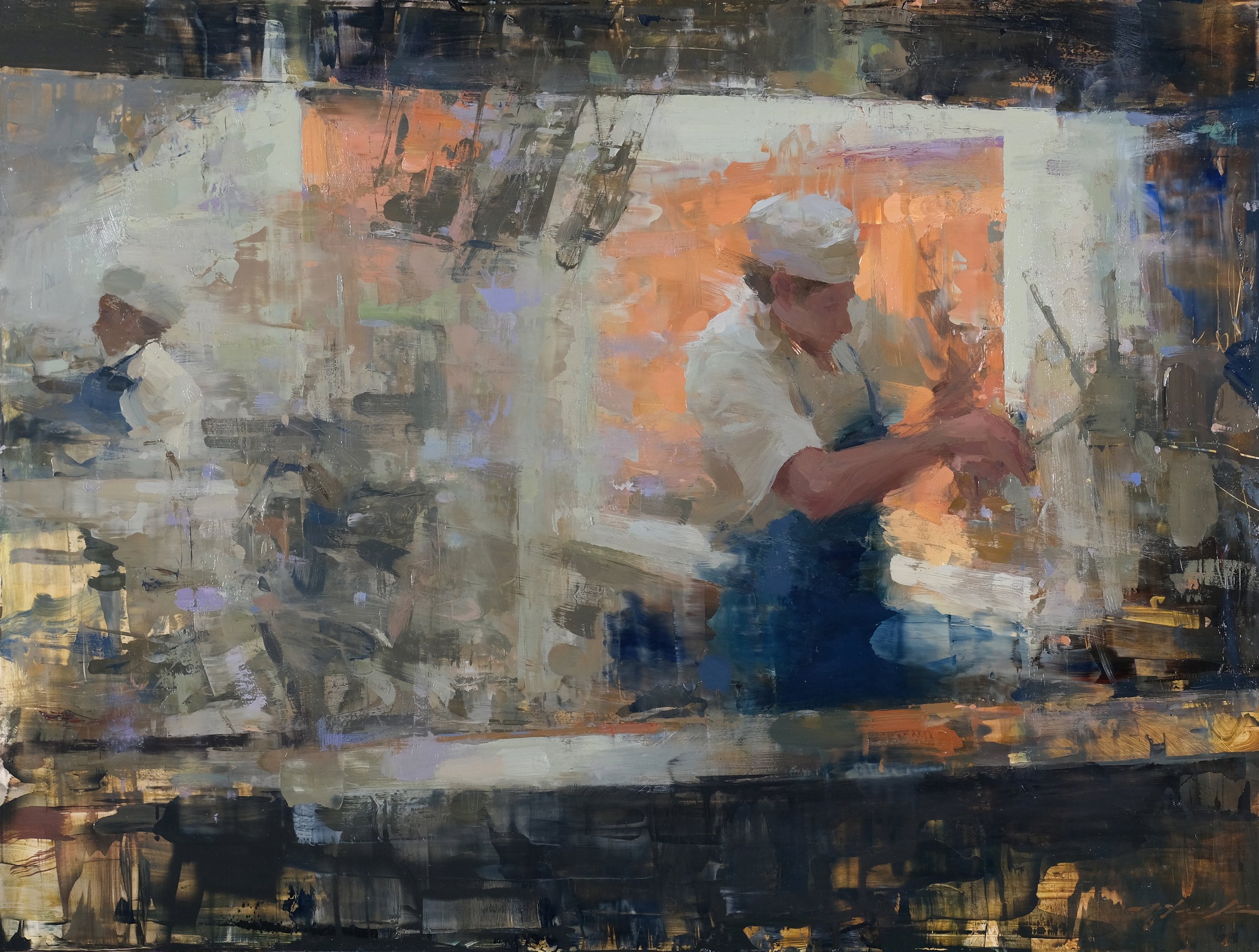 HY TSENG_Kitchen de Churreria El Moro, CDMX, 18%22x24%22_Oil on Panel_2026.jpg