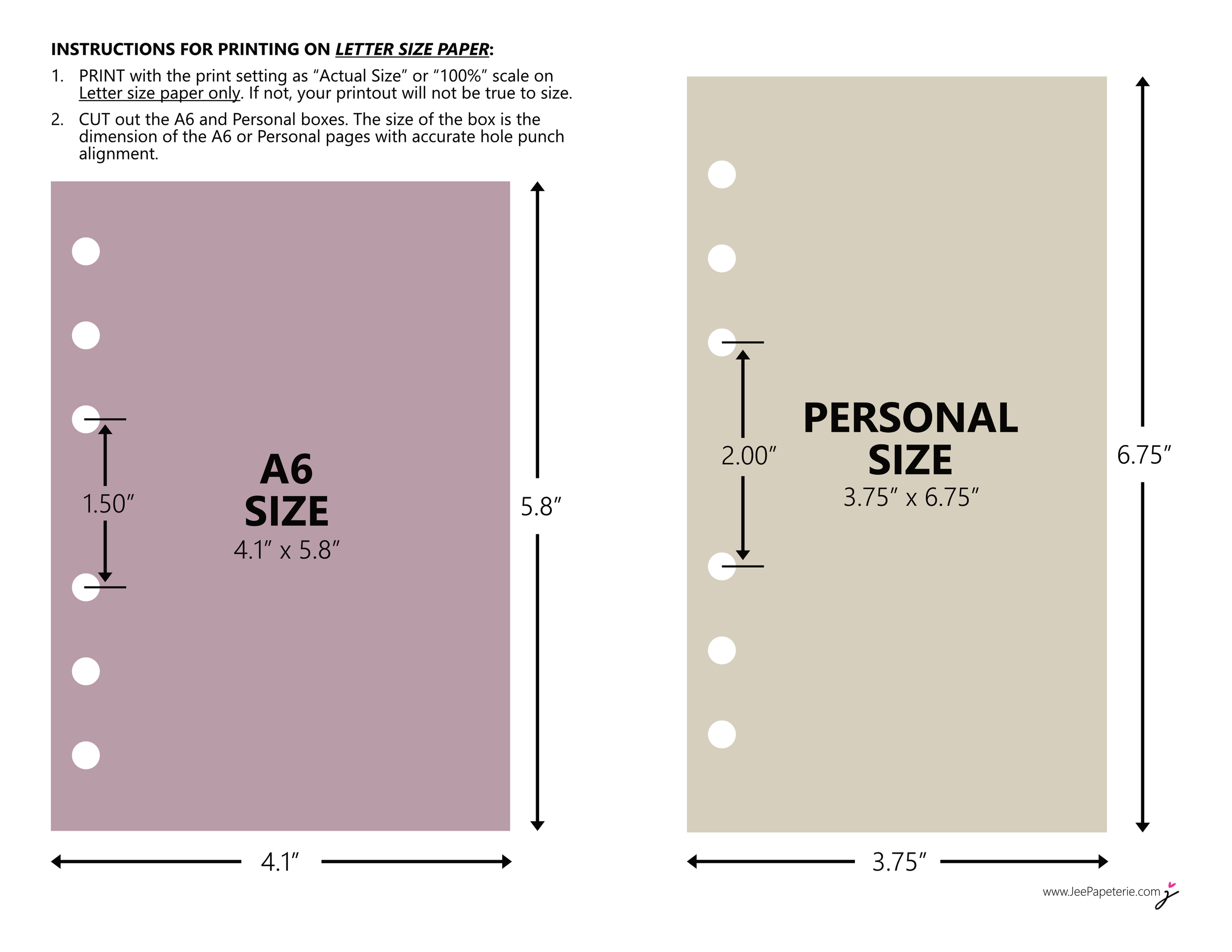 A6 vs Personal:   Quick Facts