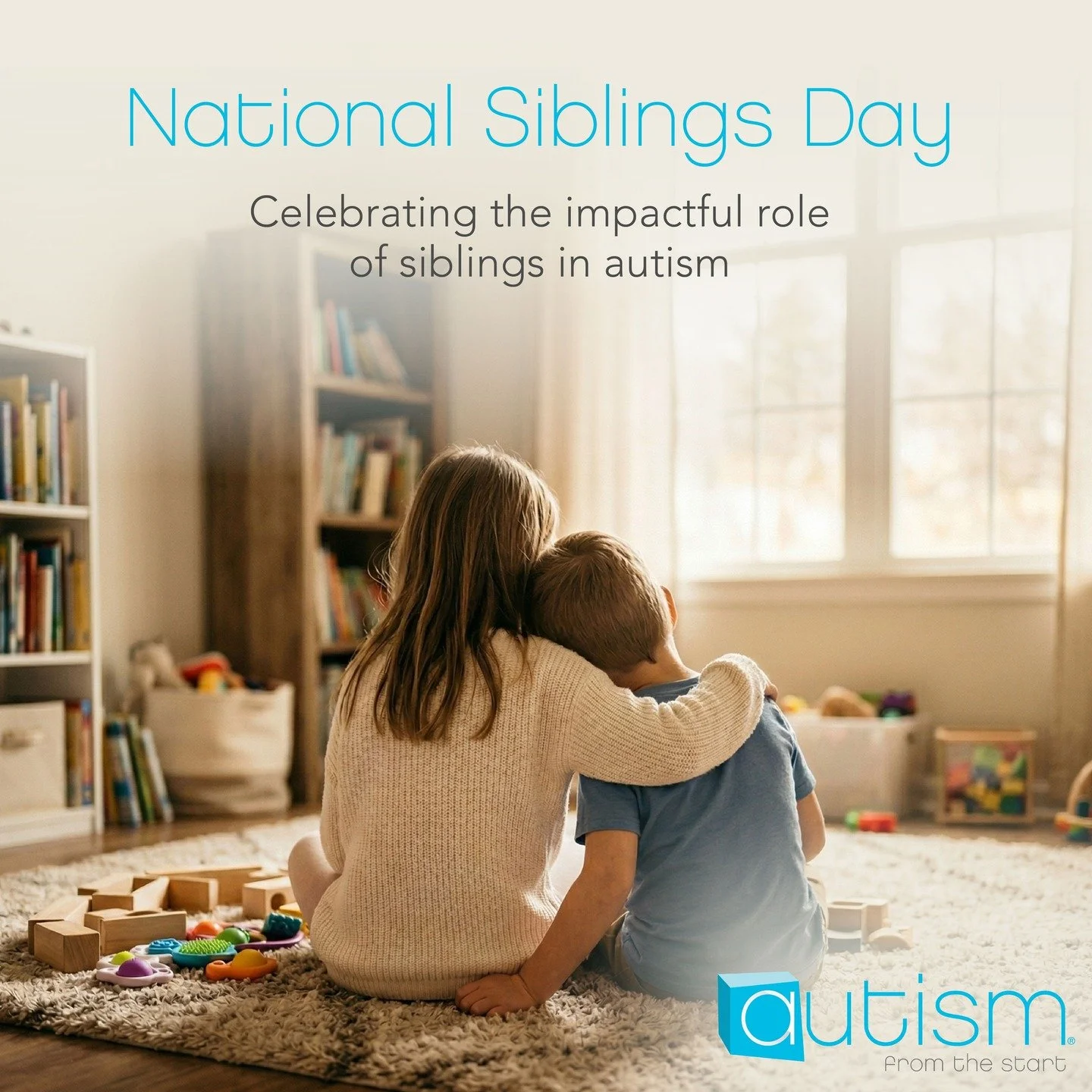Today is National Siblings Day! 💙 We want to celebrate the impactful role of siblings in autism.

Being a sibling in this role comes with a unique kind of love and responsibility. It can mean learning patience earlier than most, stepping into moment