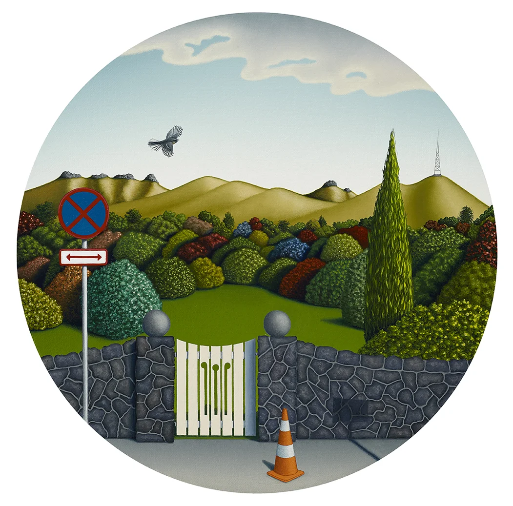 Garden city 2, ticketyboo, 2016, acrylic on canvas,