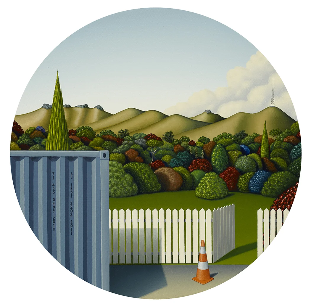 Garden city 4, the smell of rain, 2016, acrylic on canvas,
