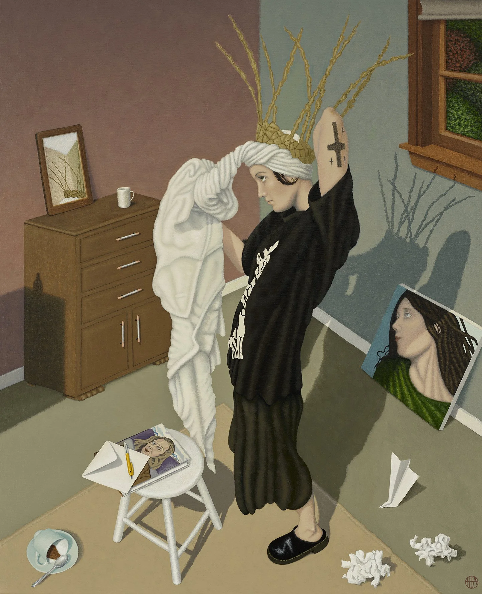  You Promised me a Pony, 2026, acrylic on linen, 650 × 800mm. 