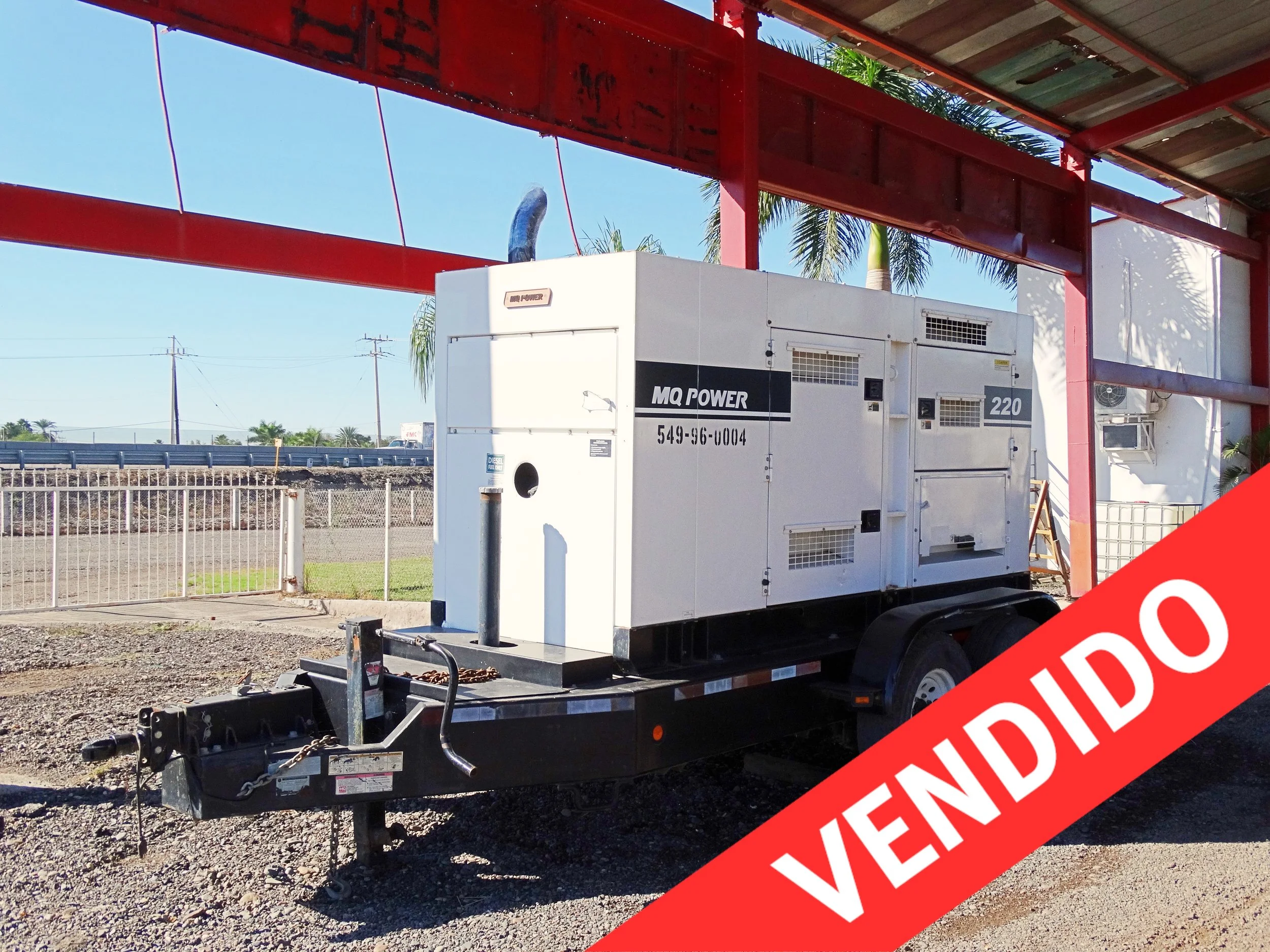 2007 MQ Power Generador de 220Kva
