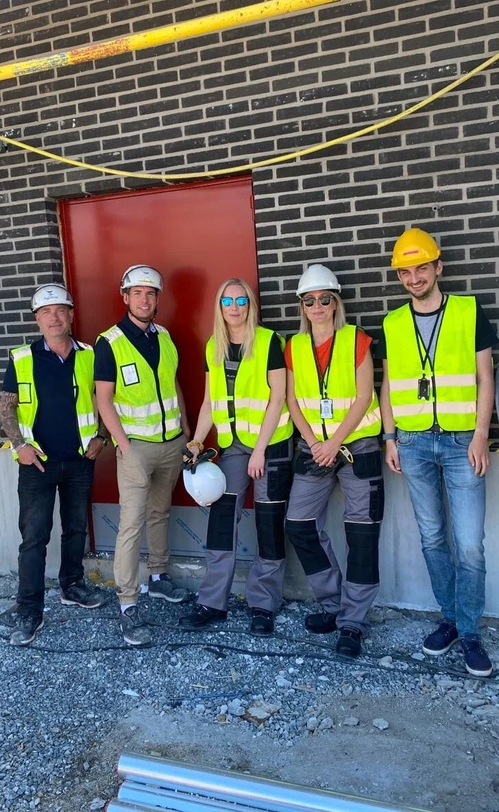 Ribbybergsskolans nya matsal tar form