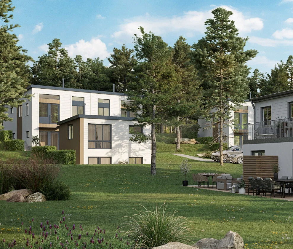 Nya parhus i Saltsjö-Boo