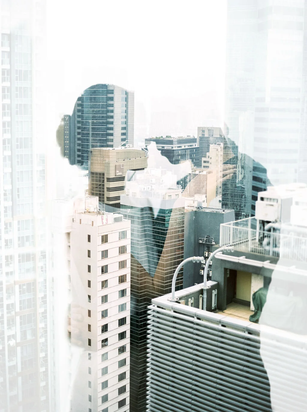 Modern Penthouse Shoot showcasing Hong Kong skyline