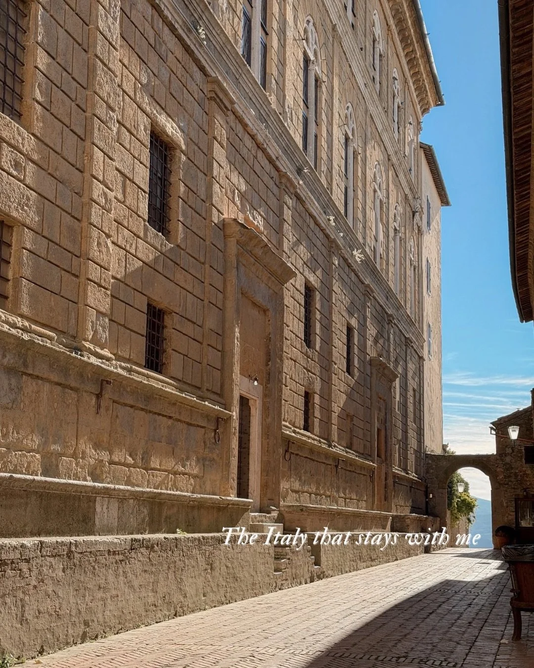 The Italy that stays with me is never just the scenery. It&rsquo;s the art, the stories, and the hands that shaped every surface.

From the quiet streets at Pienza to the soft lines of Val d&rsquo;Orcia, this trip reminded me how deeply I&rsquo;m dra