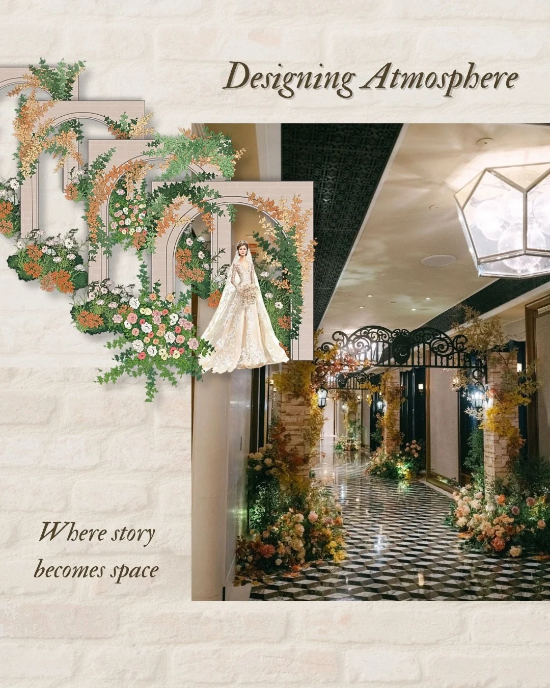 A wedding story doesn&rsquo;t only start at the wedding day. It begins quietly on paper.
⠀⠀⠀⠀⠀⠀⠀⠀⠀
For Faith &amp; Conan, we designed a world that felt warm, tranquil, and deeply held:
⠀⠀⠀⠀⠀⠀⠀⠀⠀
An &ldquo;Autumn College&rdquo; atmosphere shaped by br