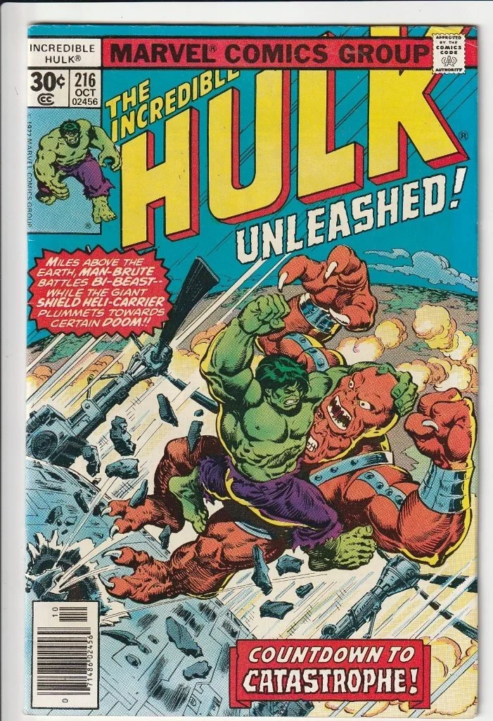 Incredible Hulk Series 1 #216 Mark Jewelers Copy