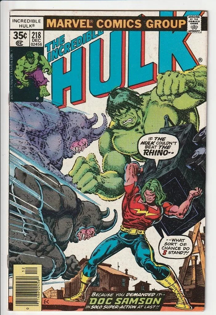 Incredible Hulk Series 1 #218