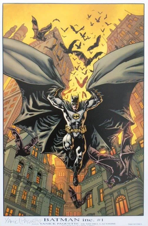 Batman Inc. Signed Print by Yanick Paquette