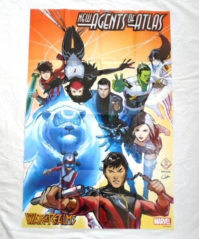  New Agents of Atlas by Billy Tan Folded Promo Poster