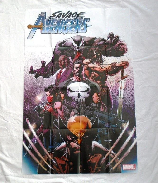 Savage Avengers by David Finch Folded Promo Poster