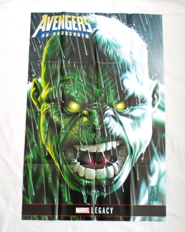 Avengers No Surrender Hulk by Mark Brooks Folded Promo Poster
