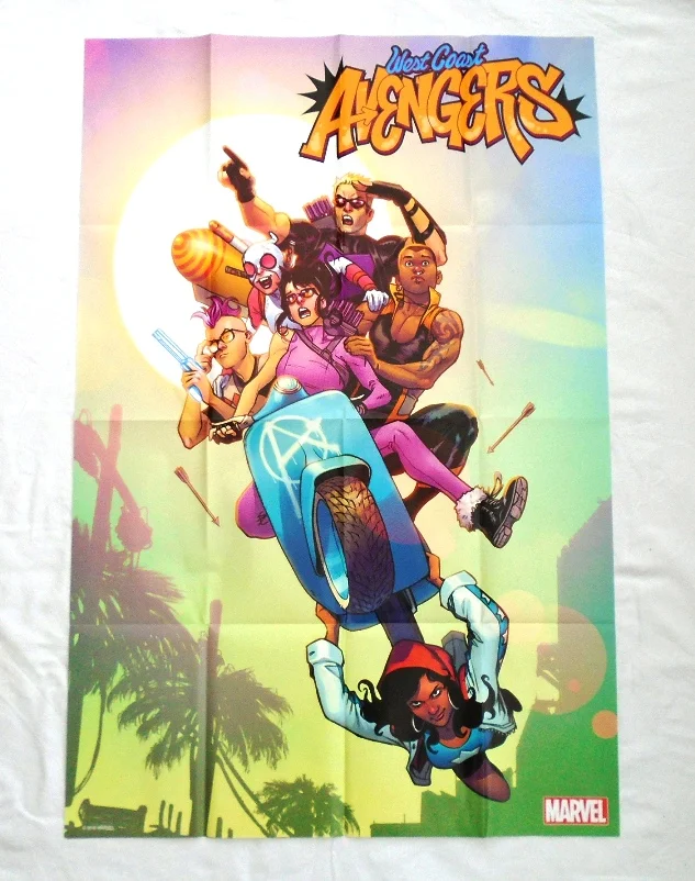 West Coast Avengers by Caselli Folded Promo Poster
