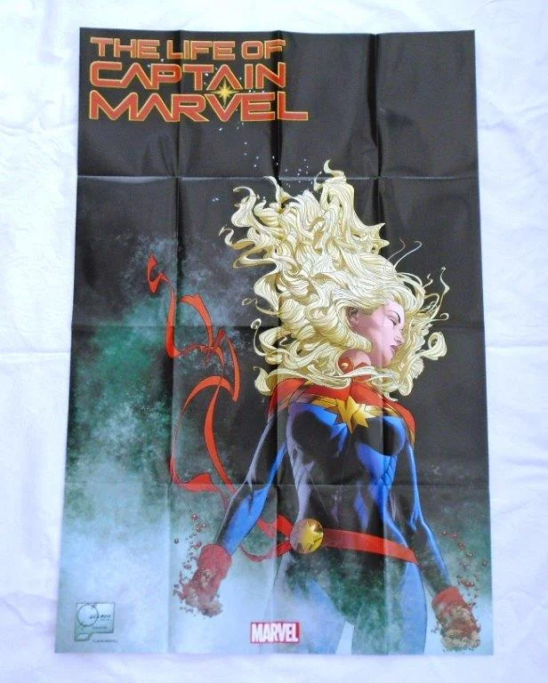 The Life of Captain Marvel by Quesada Folded Promo Poster