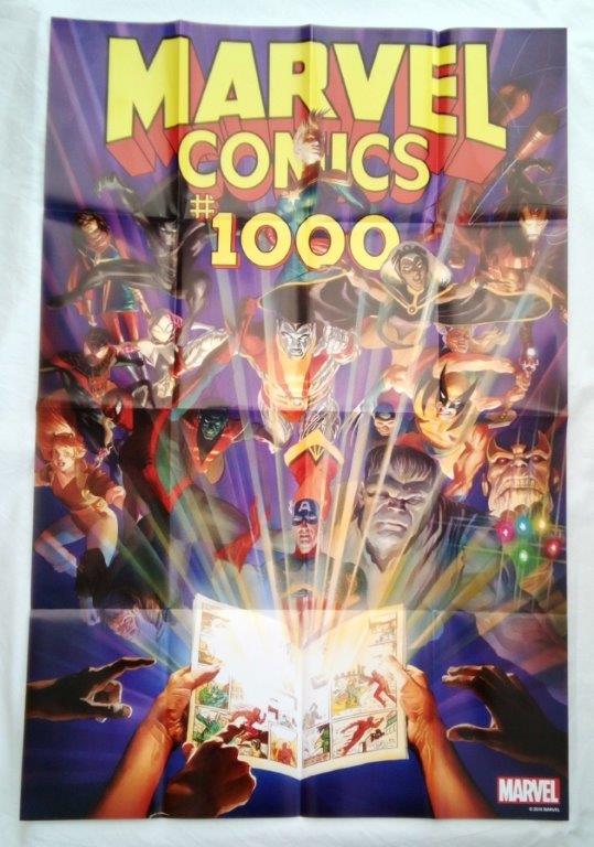 Marvel Comics #1000 Alex Ross Folded Promo Poster