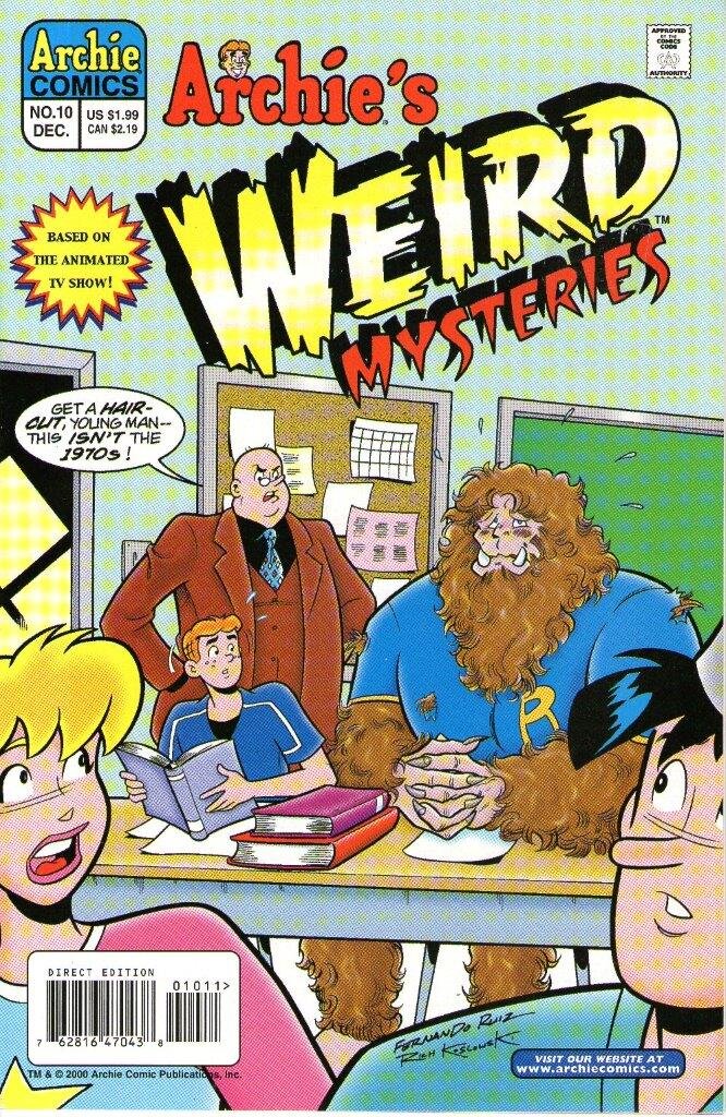 Archie's Weird Mysteries #10 — Lucky Target Comics