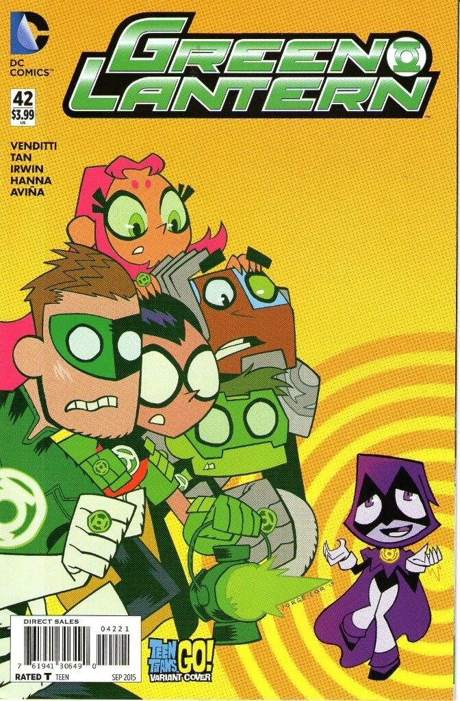 Green Lantern Series 5 #42 Teen Titans Go! Variant