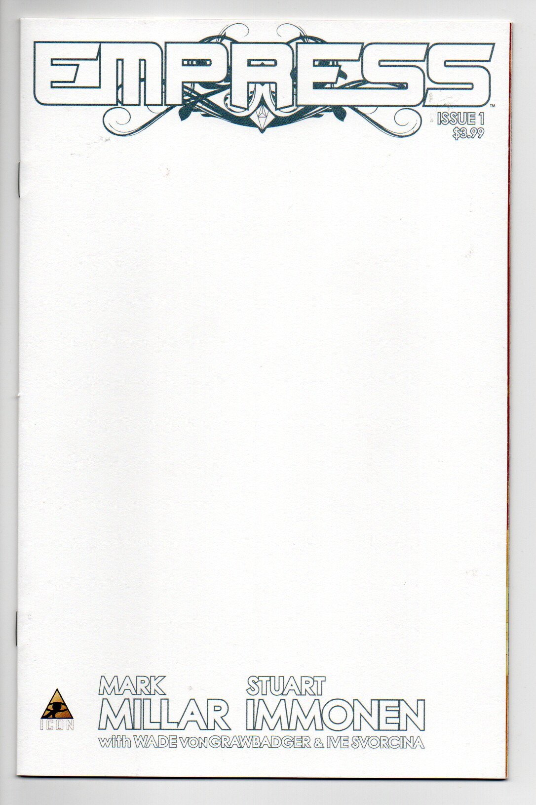 Empress #1 Blank Cover Variant
