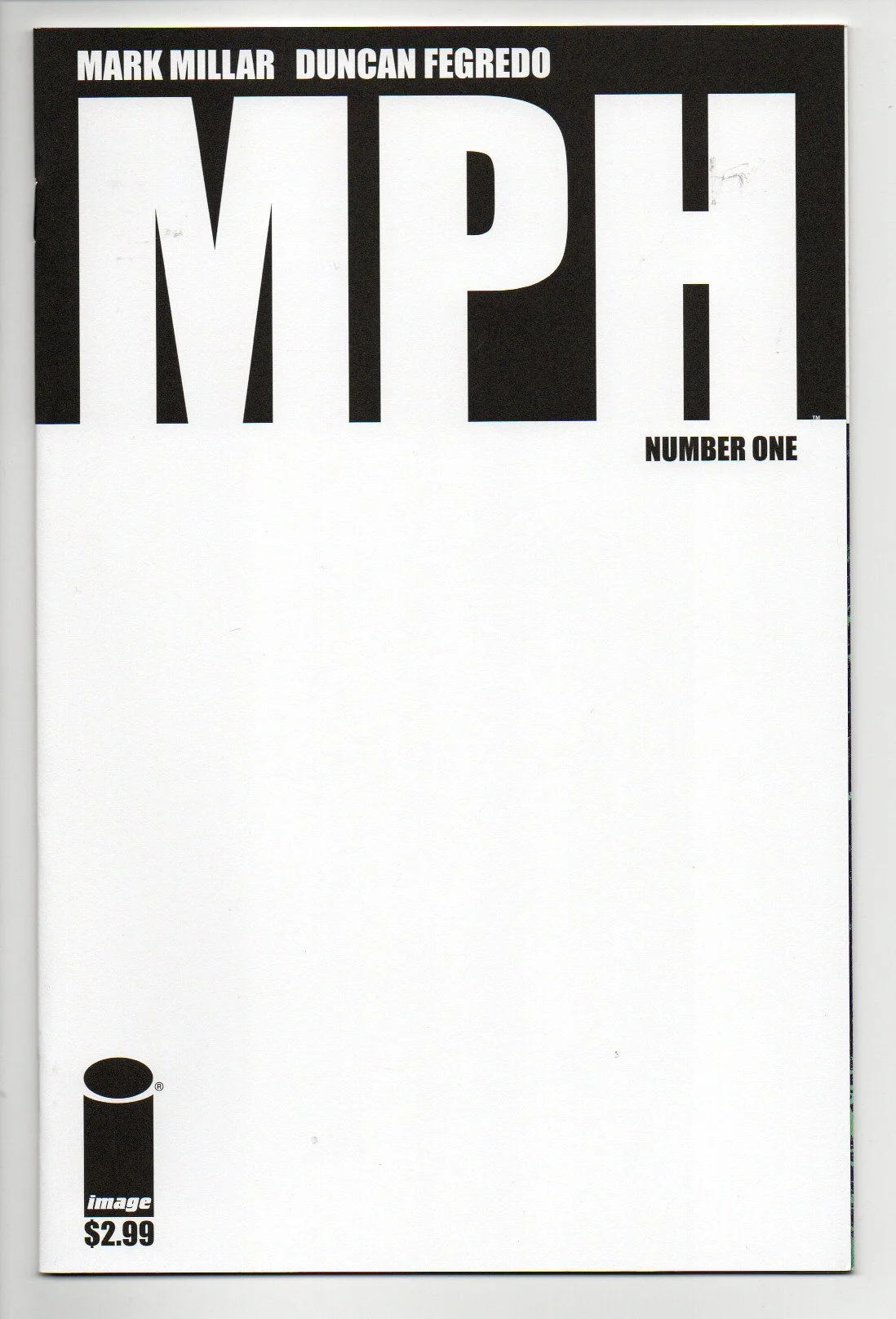 FREE (See Conditions) MPH #1 Blank Cover Variant
